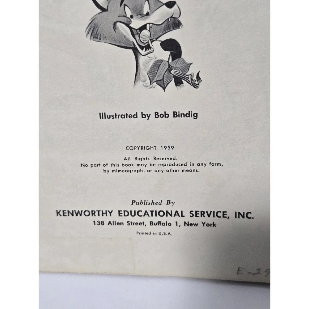 Vintage RARE 1959 Book WHAT FOX DID NOT KNOW‎ Children's Paperback Kenworthy
